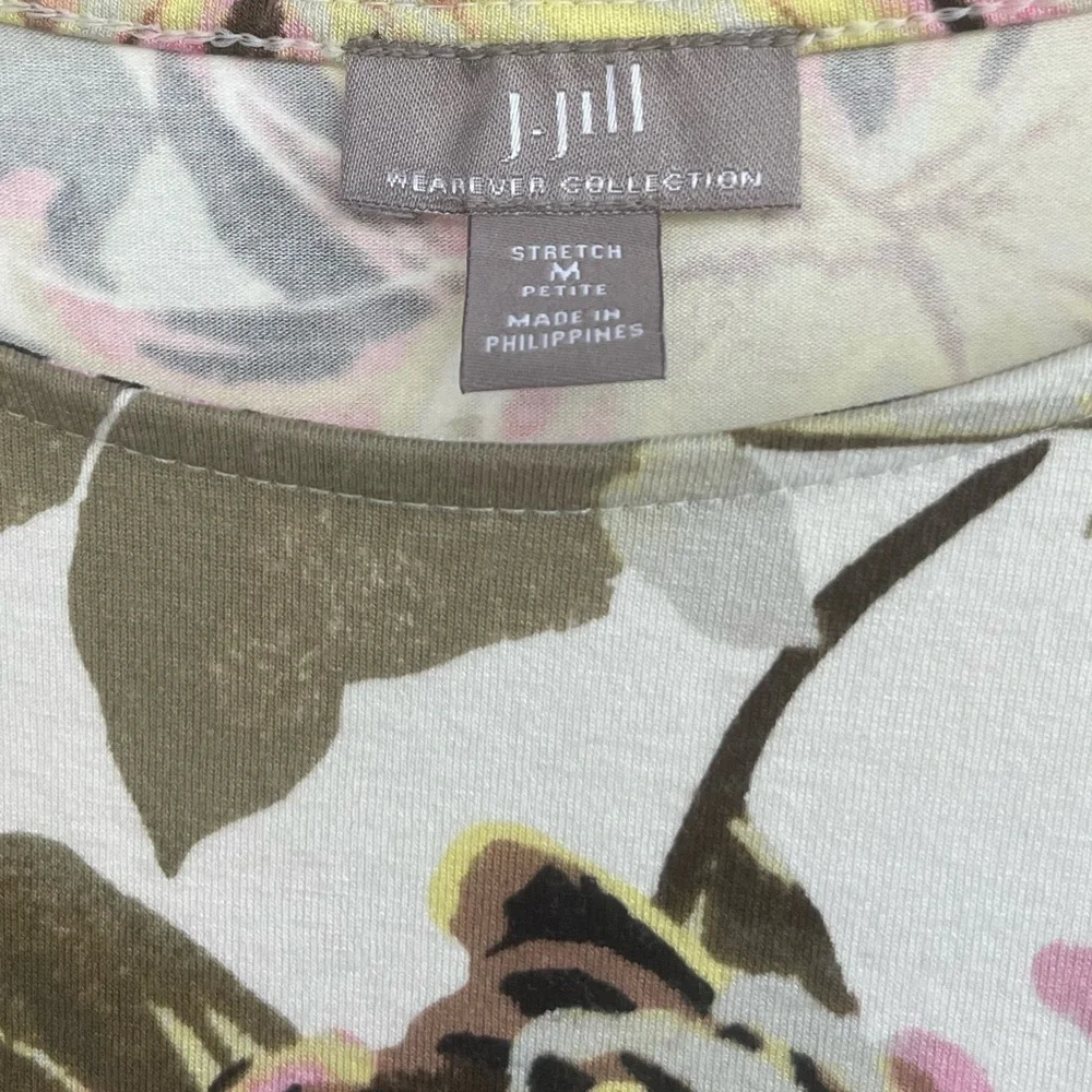 J.Jill Wearever Collection Floral Midi Dress